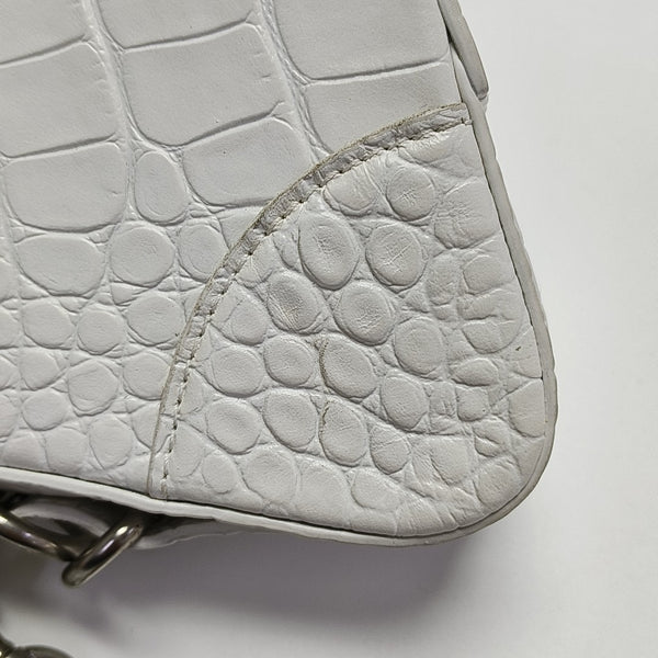 Calfskin Shoulder Bag White