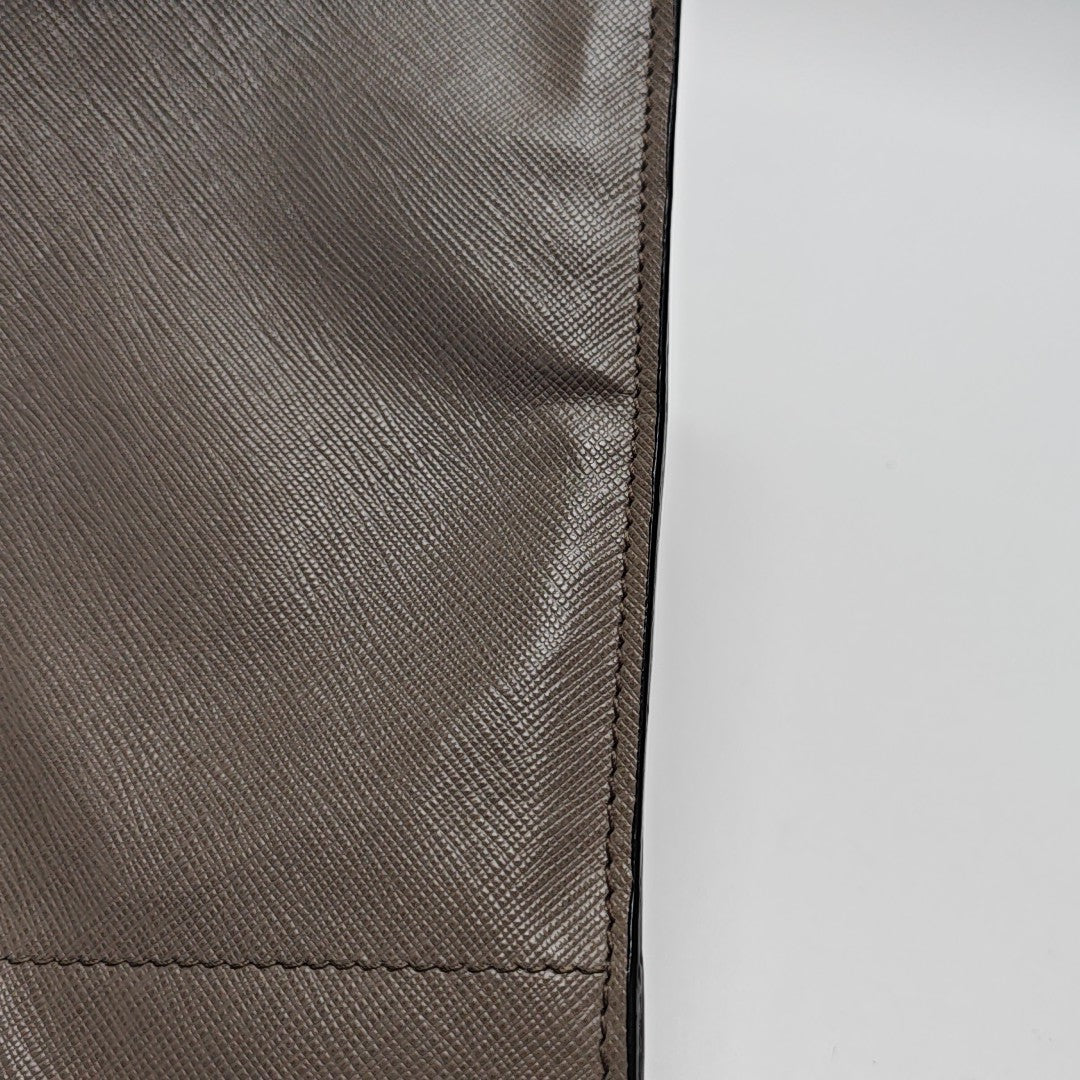 Esplanade Saffiano Calfskin Gray