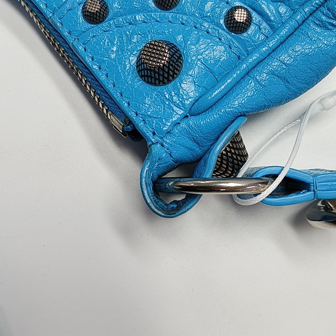 Le Cagole Mini Lambskin Blue