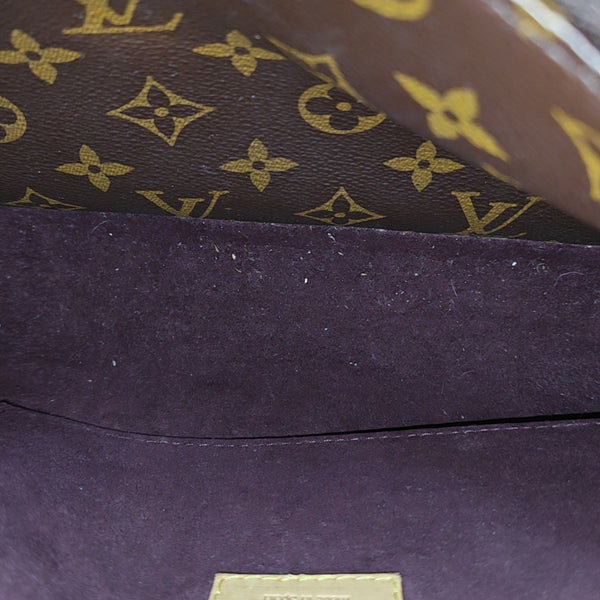 MONTAIGNE Monogram Coated Canvas Brown