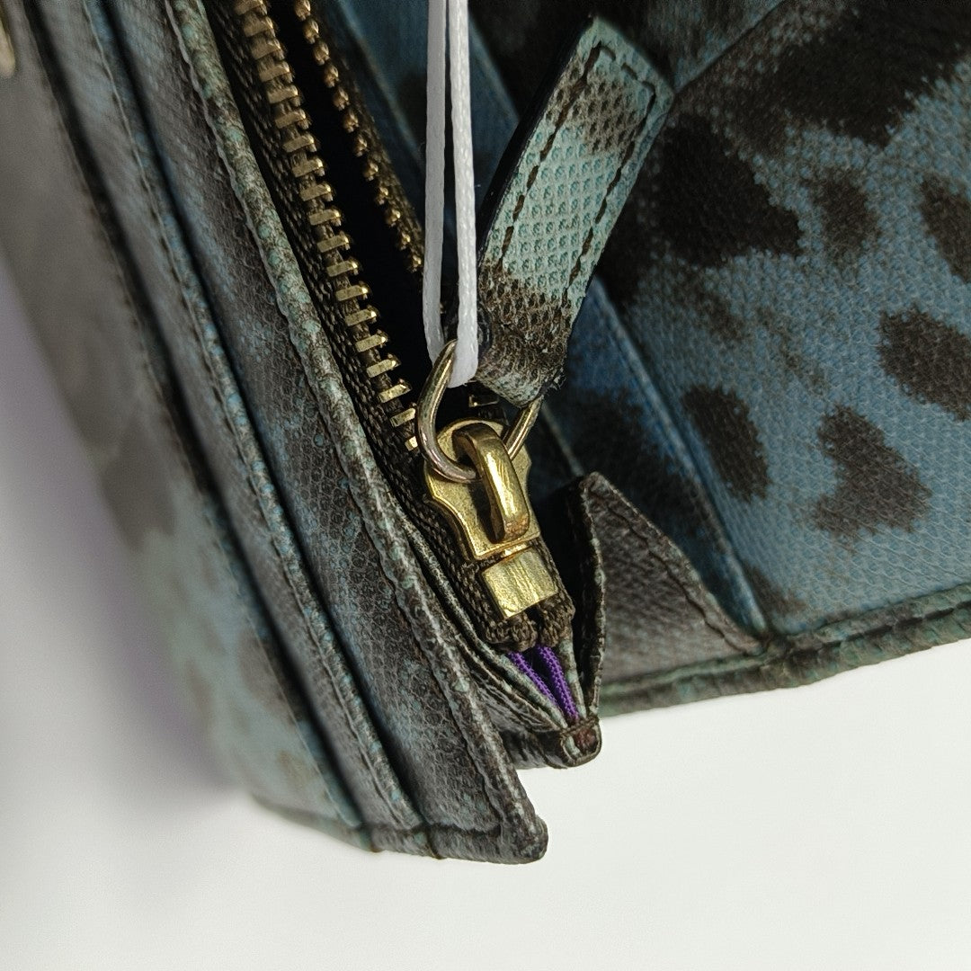 SERPENTI FOREVER Calfskin Brown Wallet