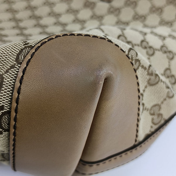 Monogram Canvas Tote Bag Brown