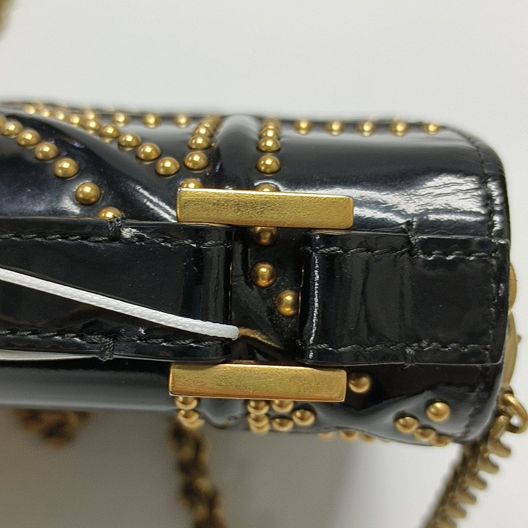Diorama Cannage Calfskin Black