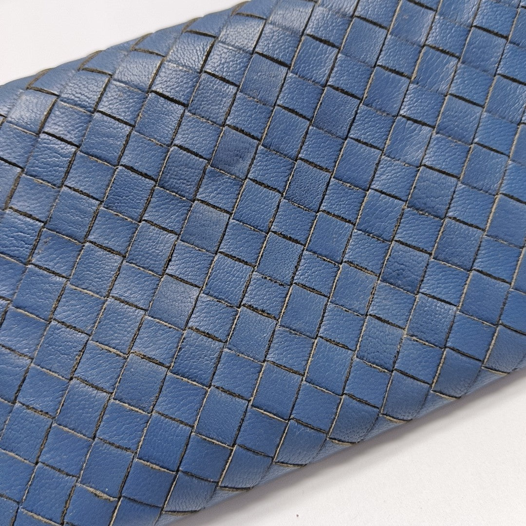 Lambskin Wallet Blue