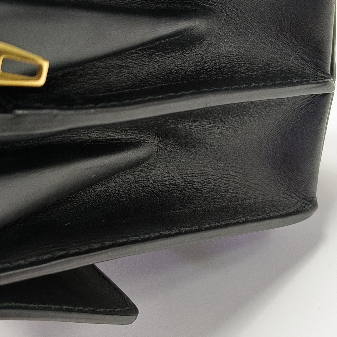 Padlock Work Calfskin Black