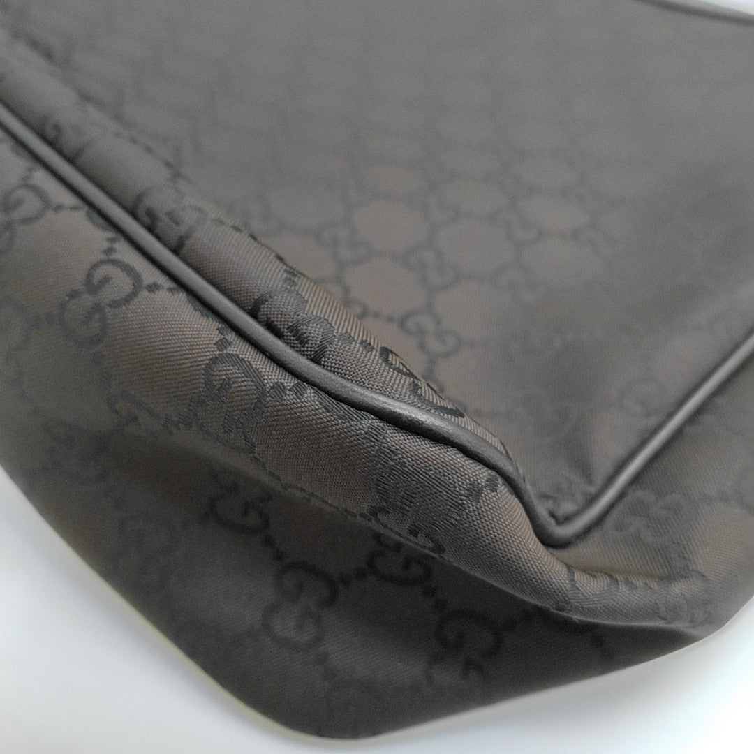 Monogram Canvas Tote Bag Brown
