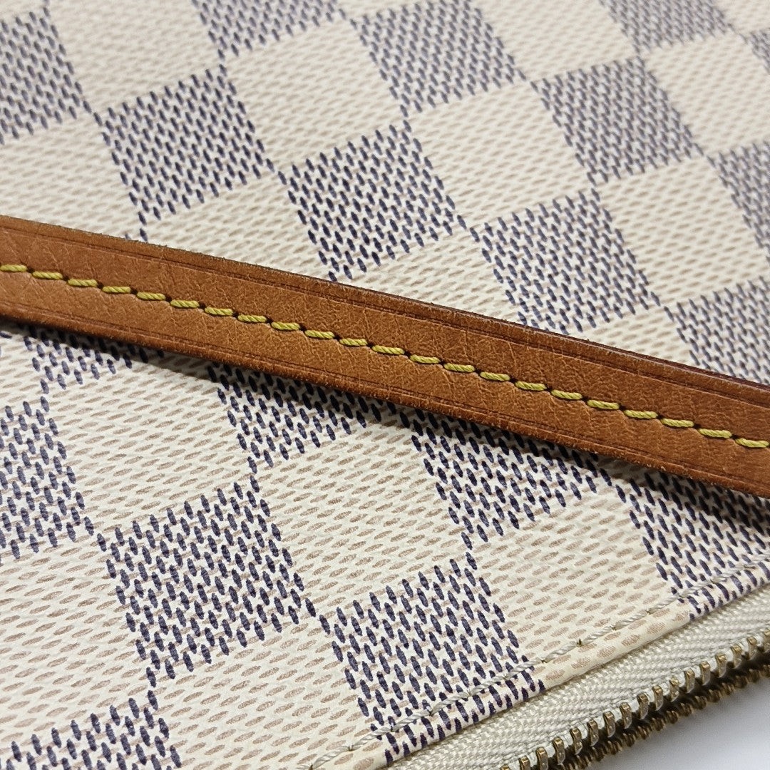 ACCESSOIRES GM Damier Azur Coated Canvas White
