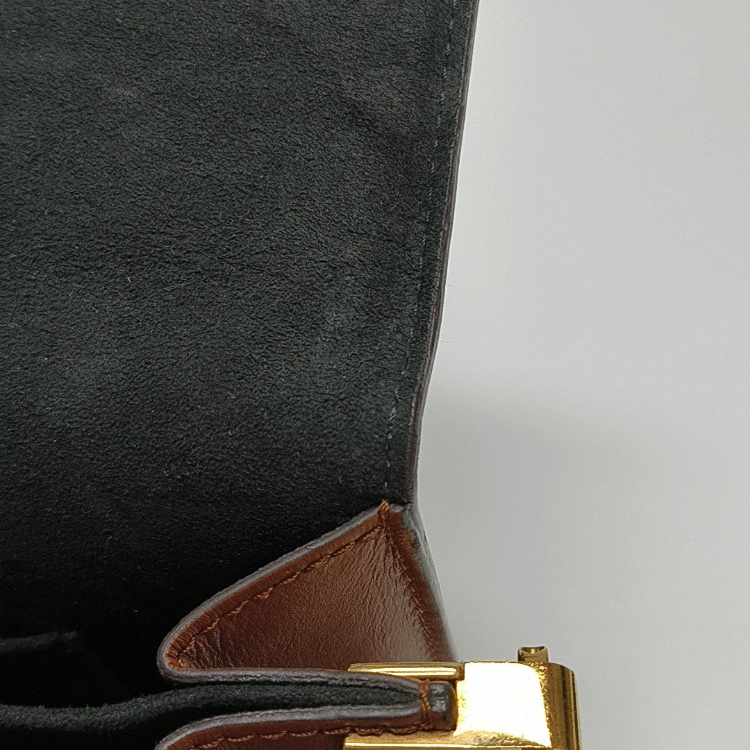 DAUPHINE Mini Monogram Coated Canvas Brown