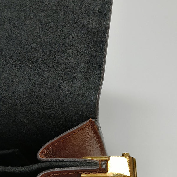 DAUPHINE Mini Monogram Coated Canvas Brown