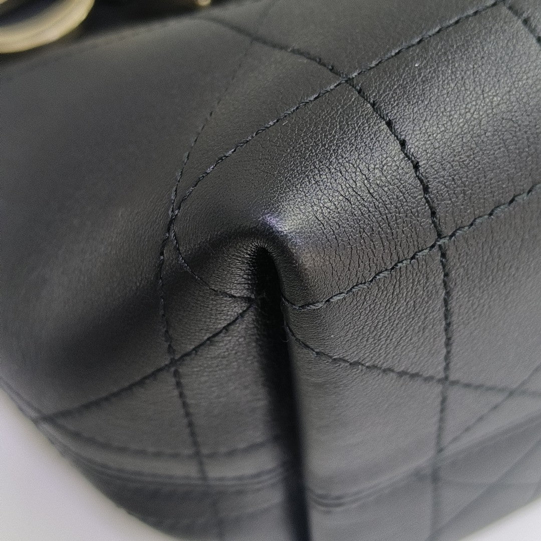 Toujours Small Cannage Calfskin Black