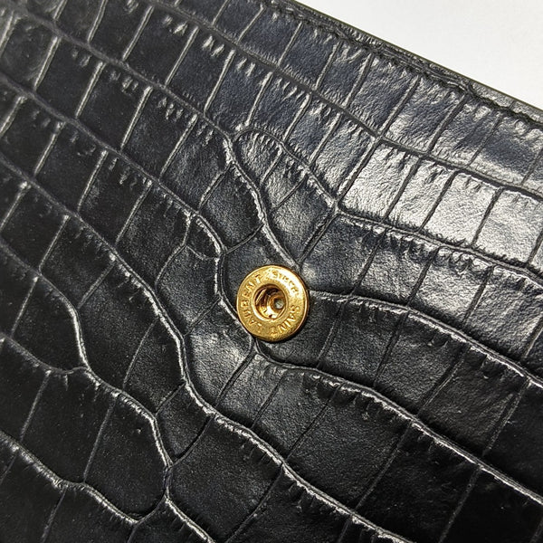 Calfskin Shoulder Bag Black