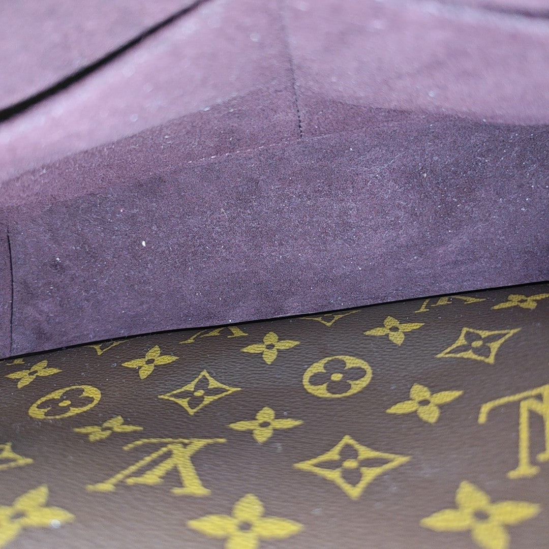 MONTAIGNE Monogram Coated Canvas Brown