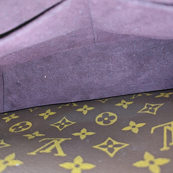 MONTAIGNE Monogram Coated Canvas Brown