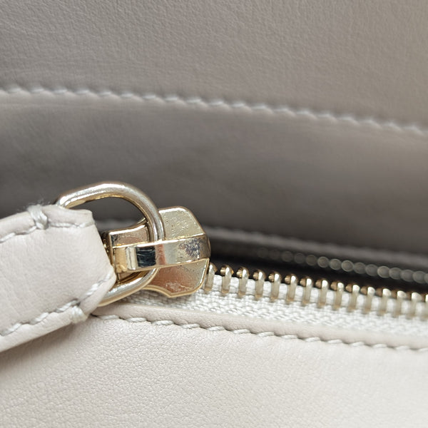 Calfskin Shoulder Bag Beige