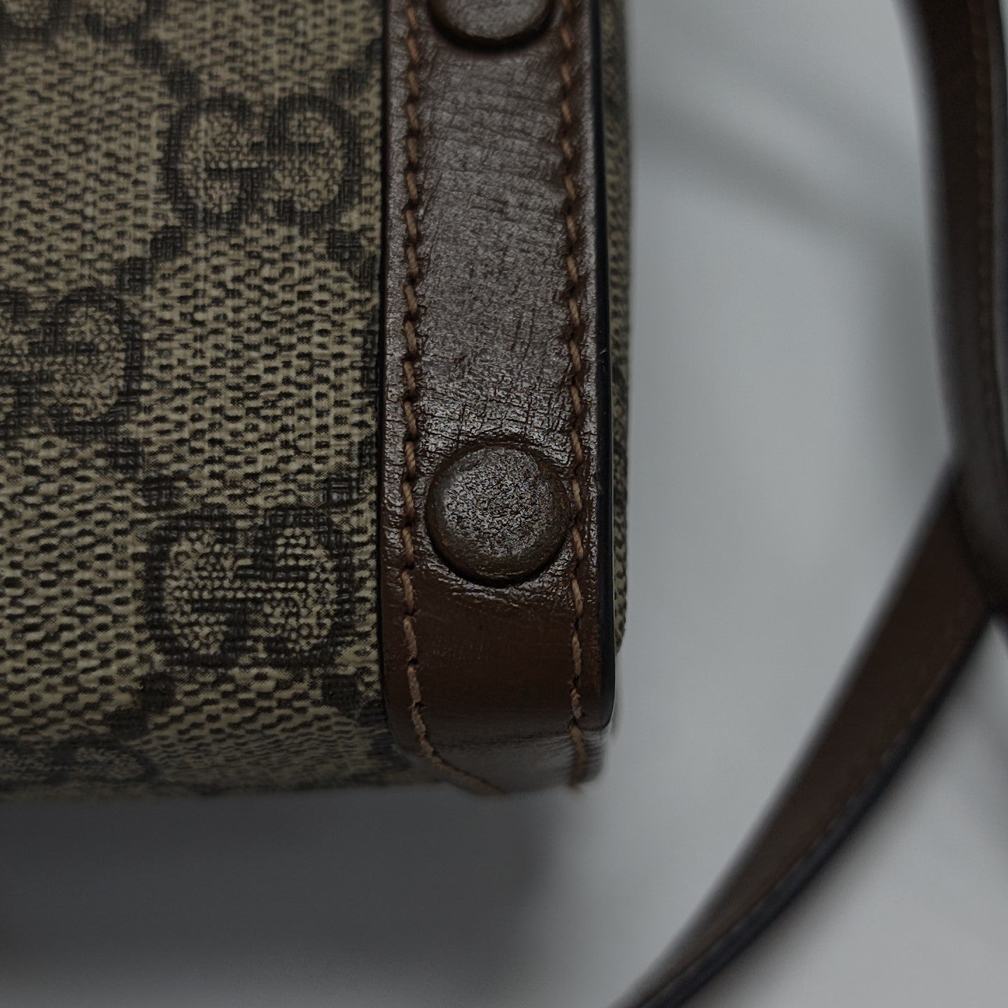 Horsebit 1955 Mini Coated Canvas Beige