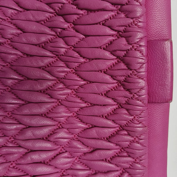 Matelassé Quilted Lambskin Pink