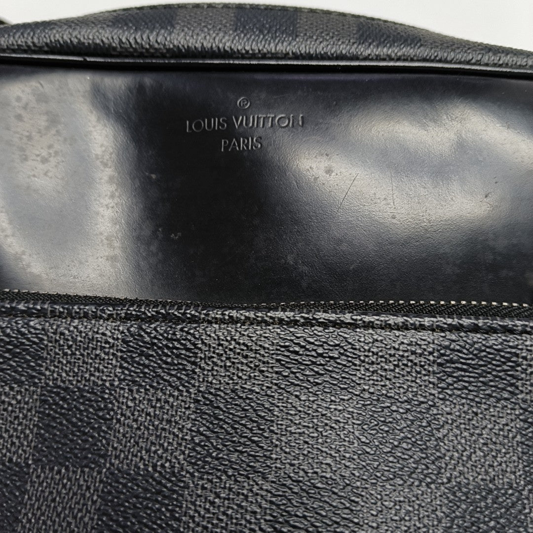 DAYTON PM Damier Graphite Coated Canvas Gray