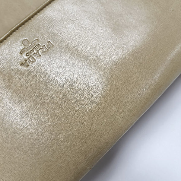 Calfskin Shoulder Bag Beige