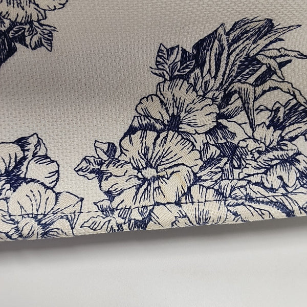 Book Tote Medium Canvas Blue