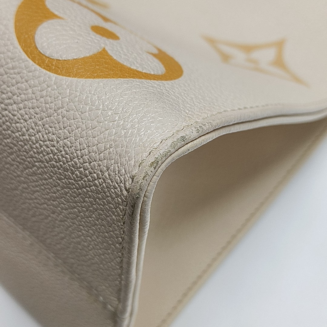 ONTHEGO MM Monogram Calfskin Beige