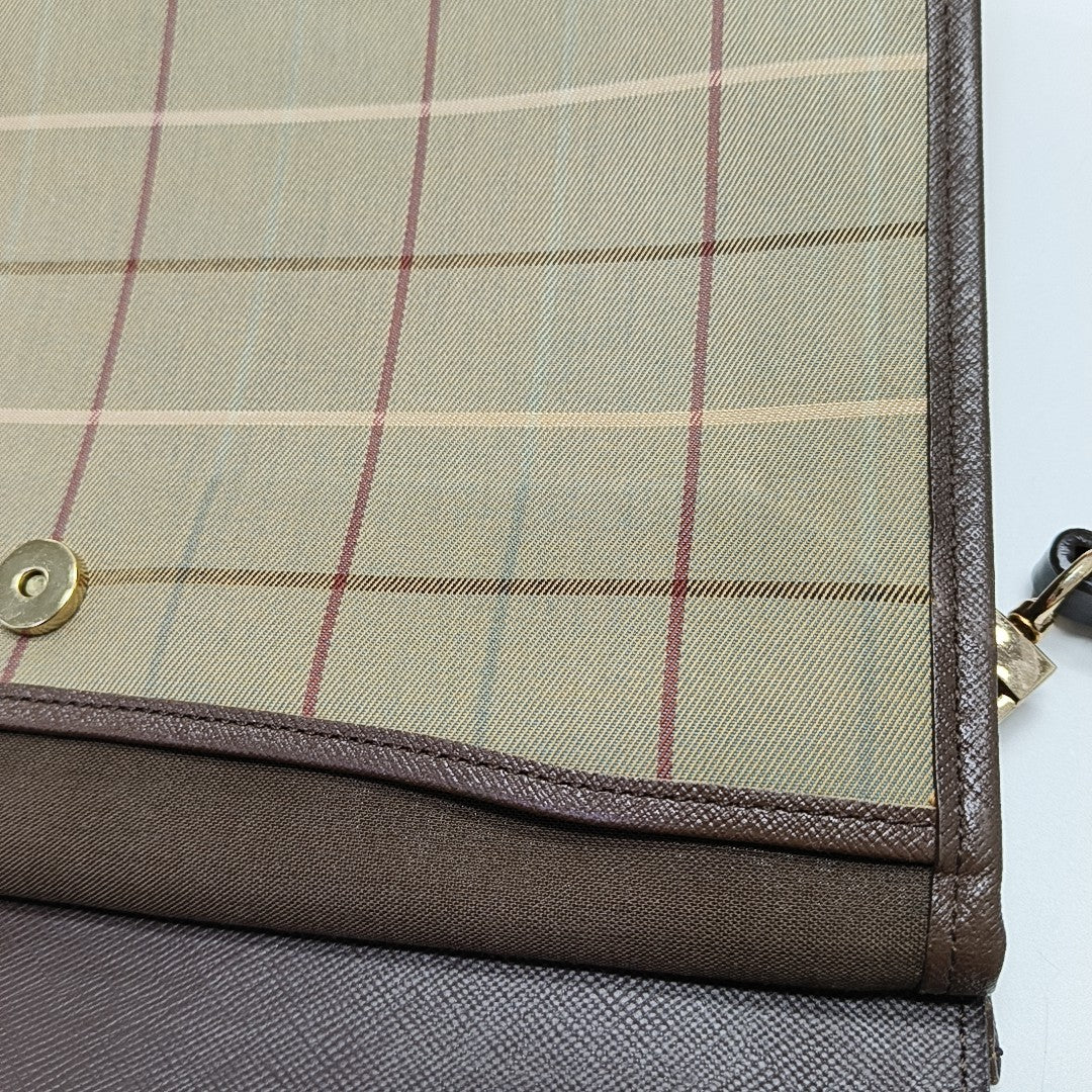 Canvas Shoulder Bag Brown
