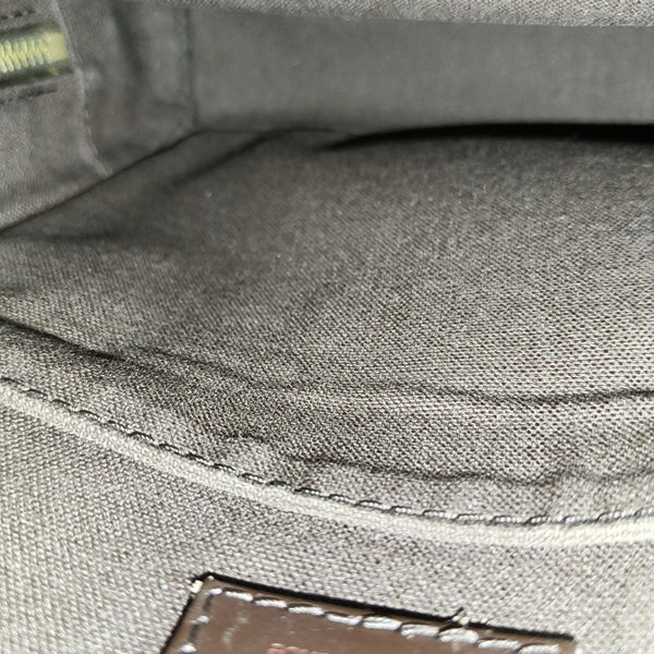OLAV PM Damier Ebene Coated Canvas Brown