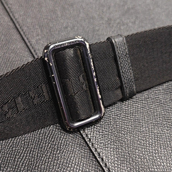 Calfskin Crossbody Bag Black
