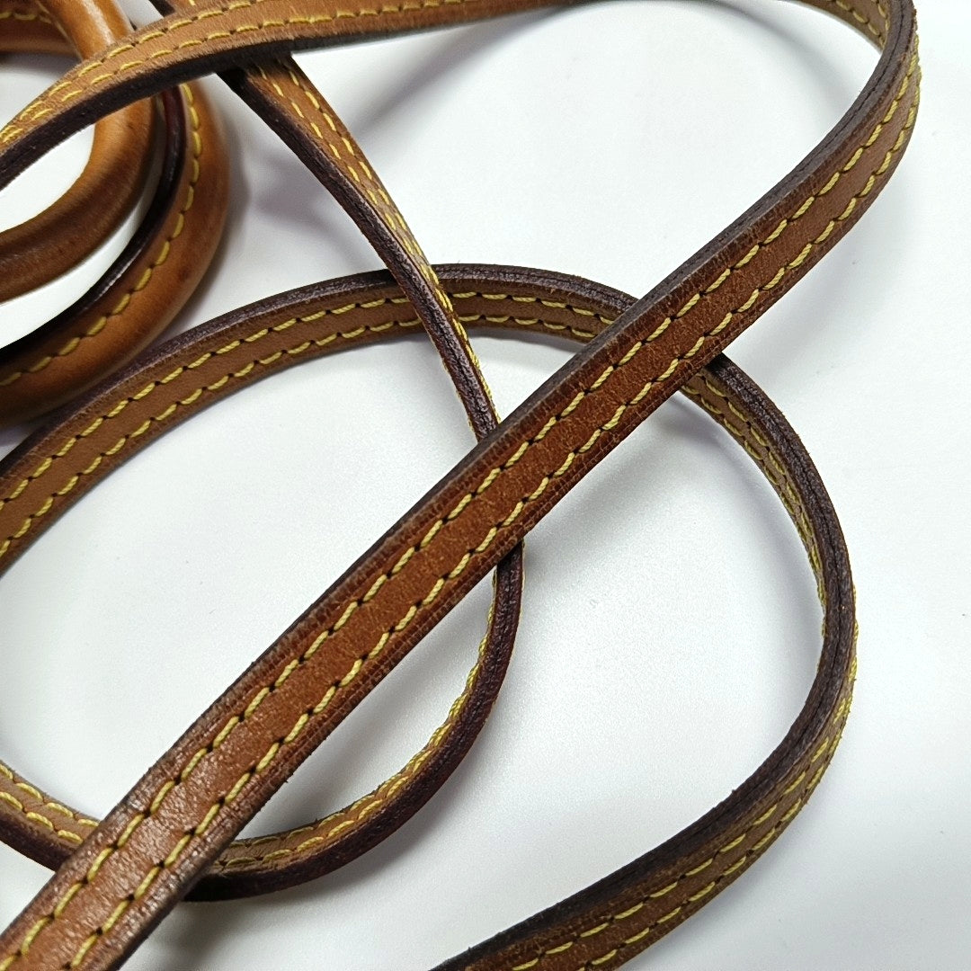 PALLAS Nano Monogram Coated Canvas Brown