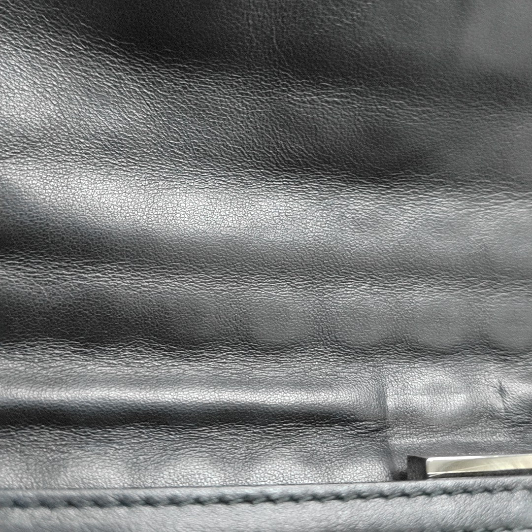 Calfskin Clutch Black