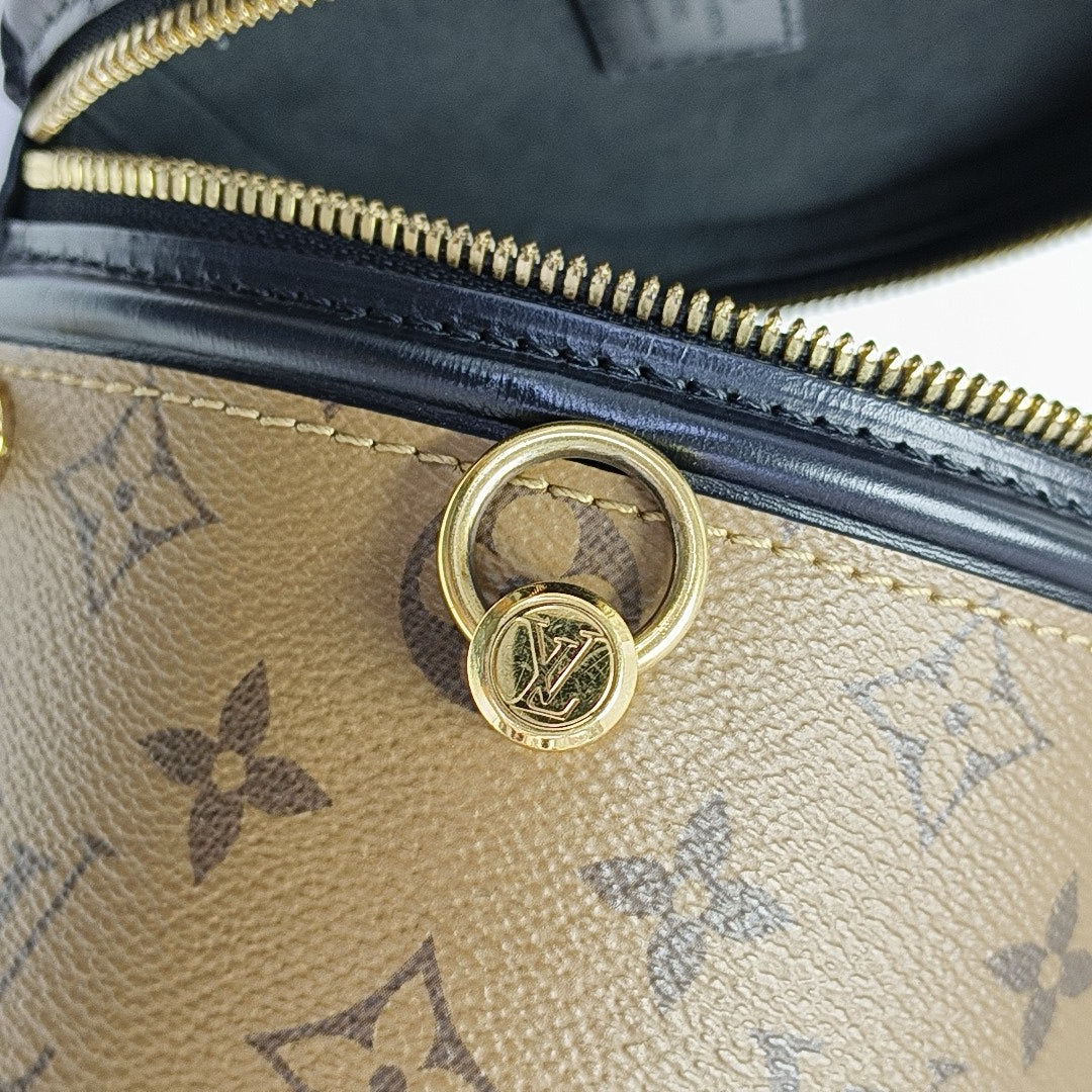 CANNES PM Monogram Coated Canvas Brown