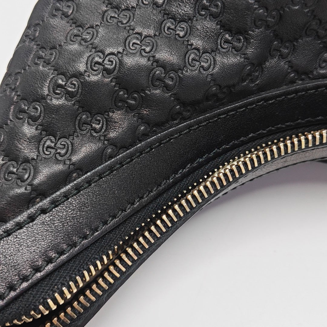 Monogram Calfskin Top Handle Bag Black