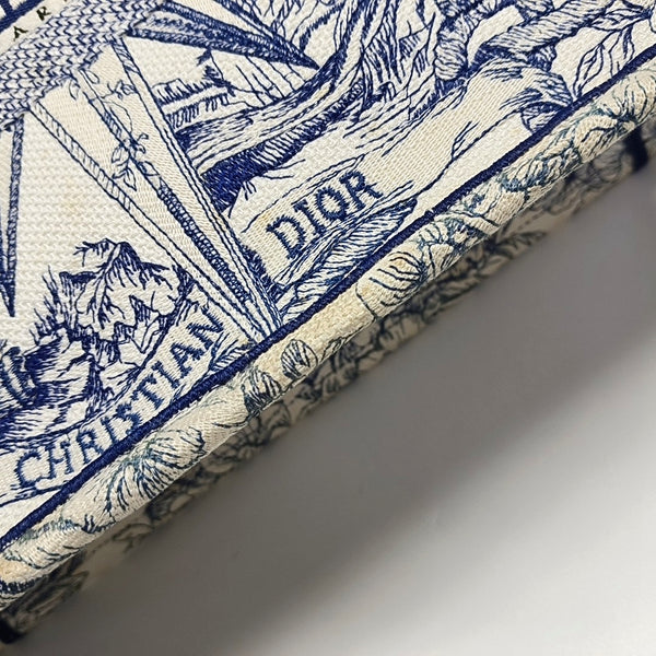 Book Tote Medium Canvas Blue