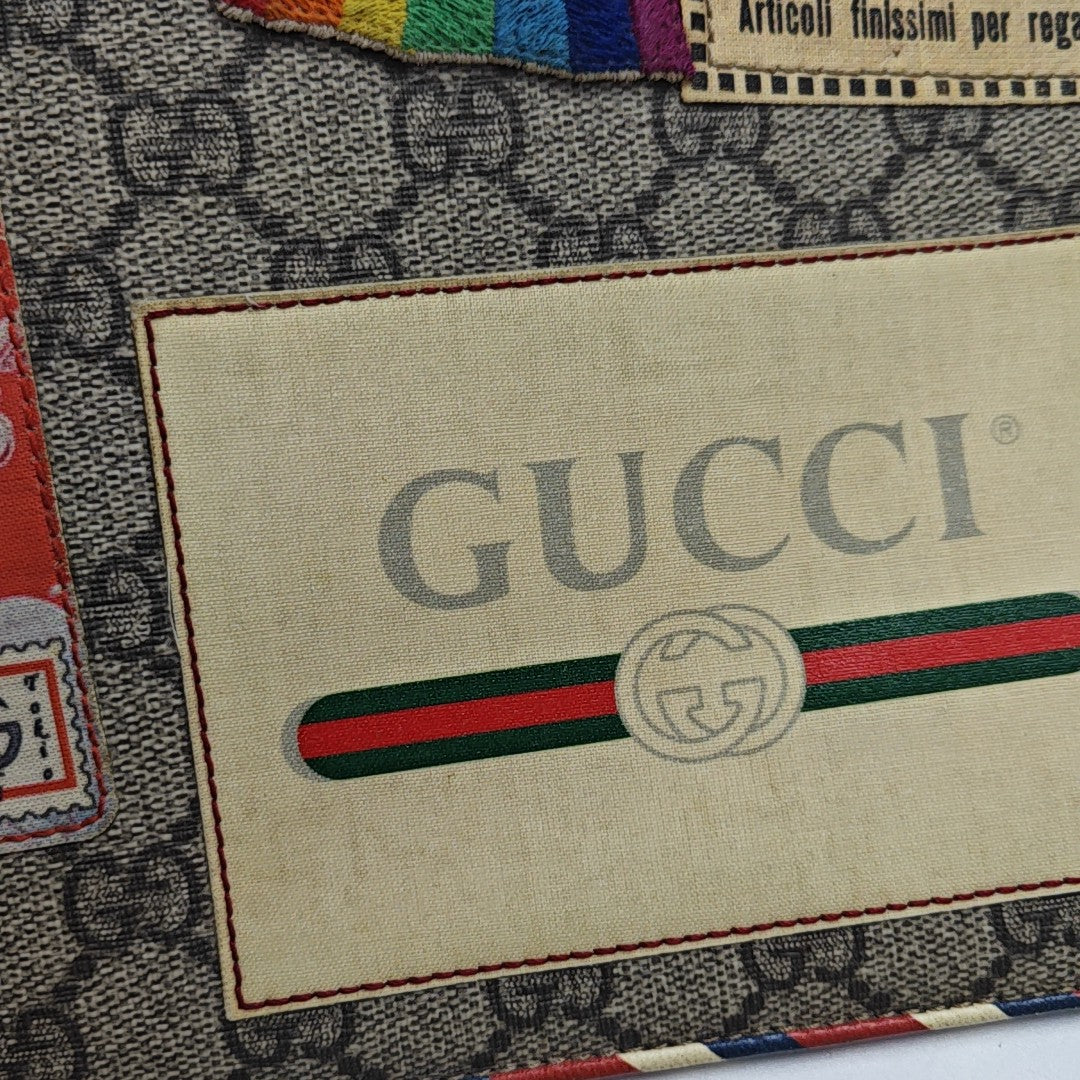 Courrier Monogram Coated Canvas Beige