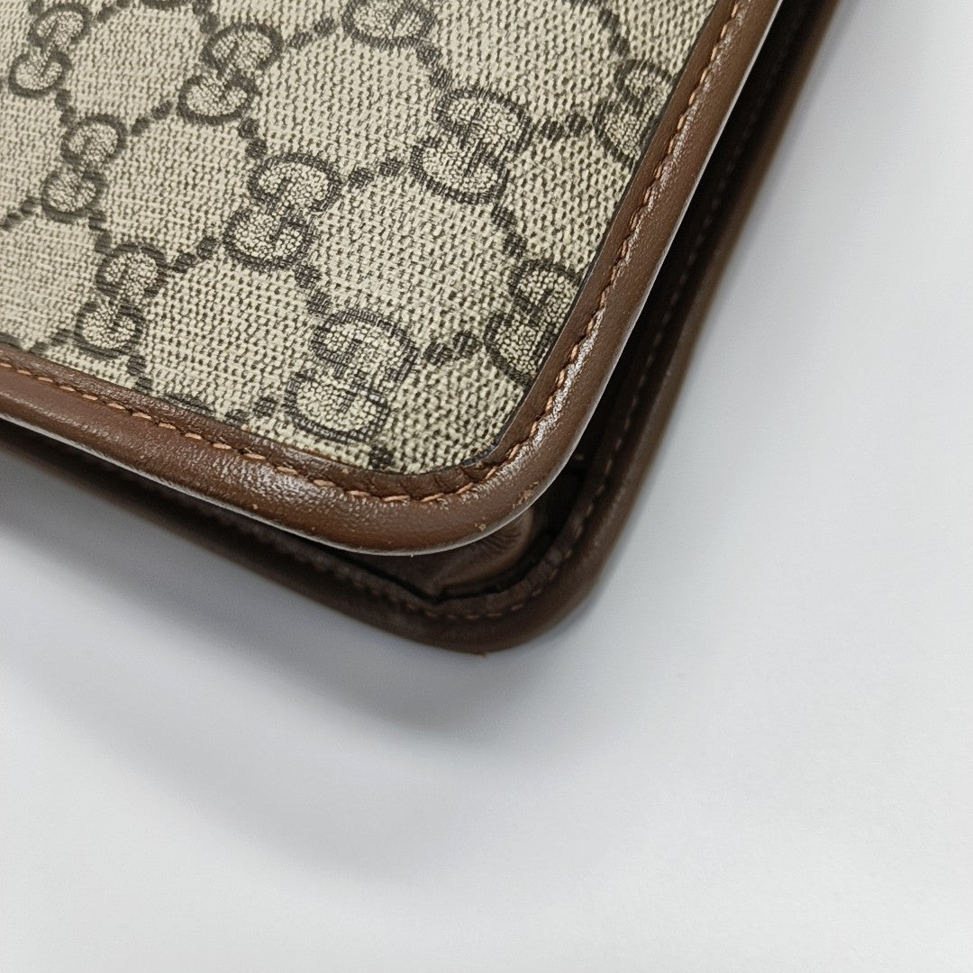 Retro Monogram Coated Canvas Brown