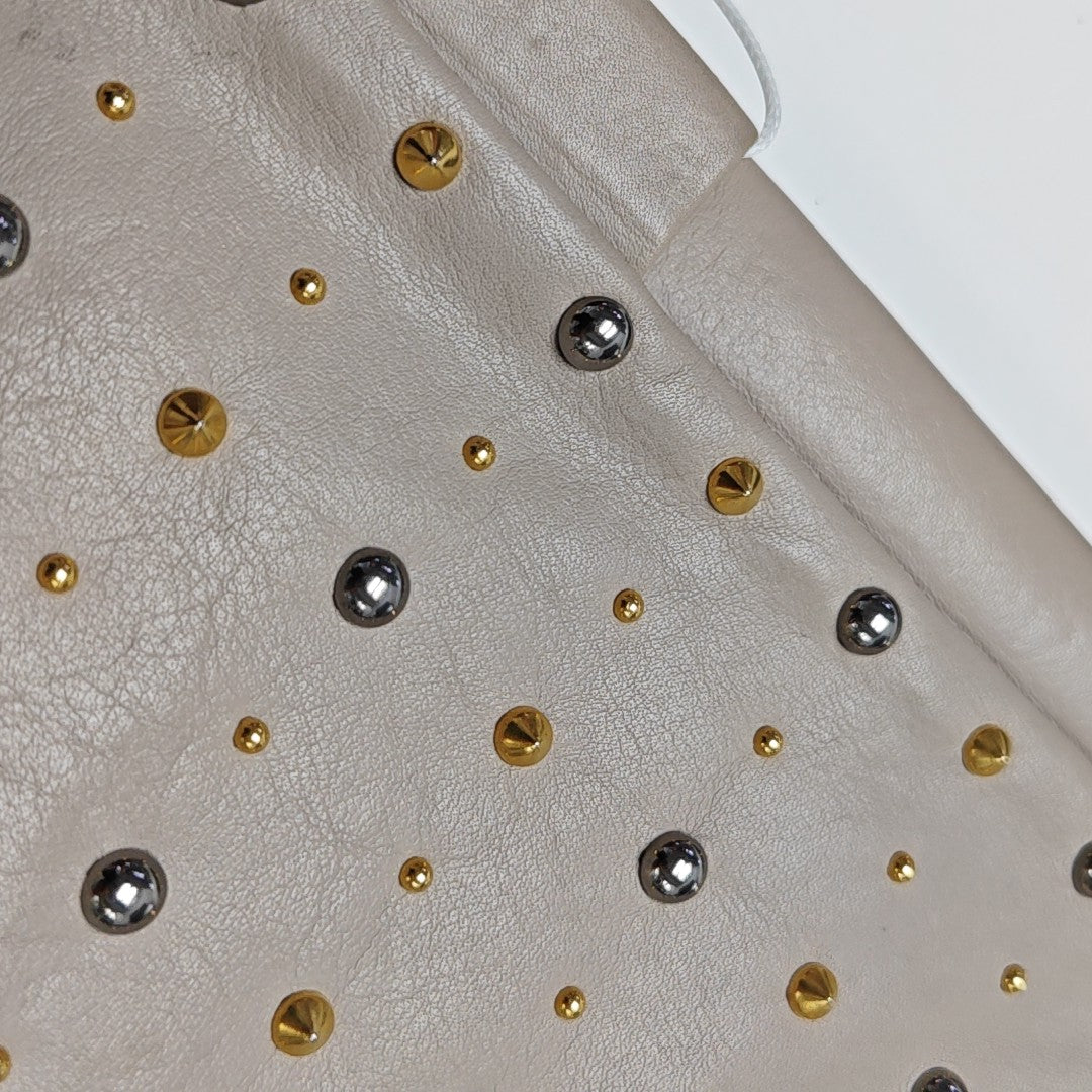 Lambskin Clutch Gray