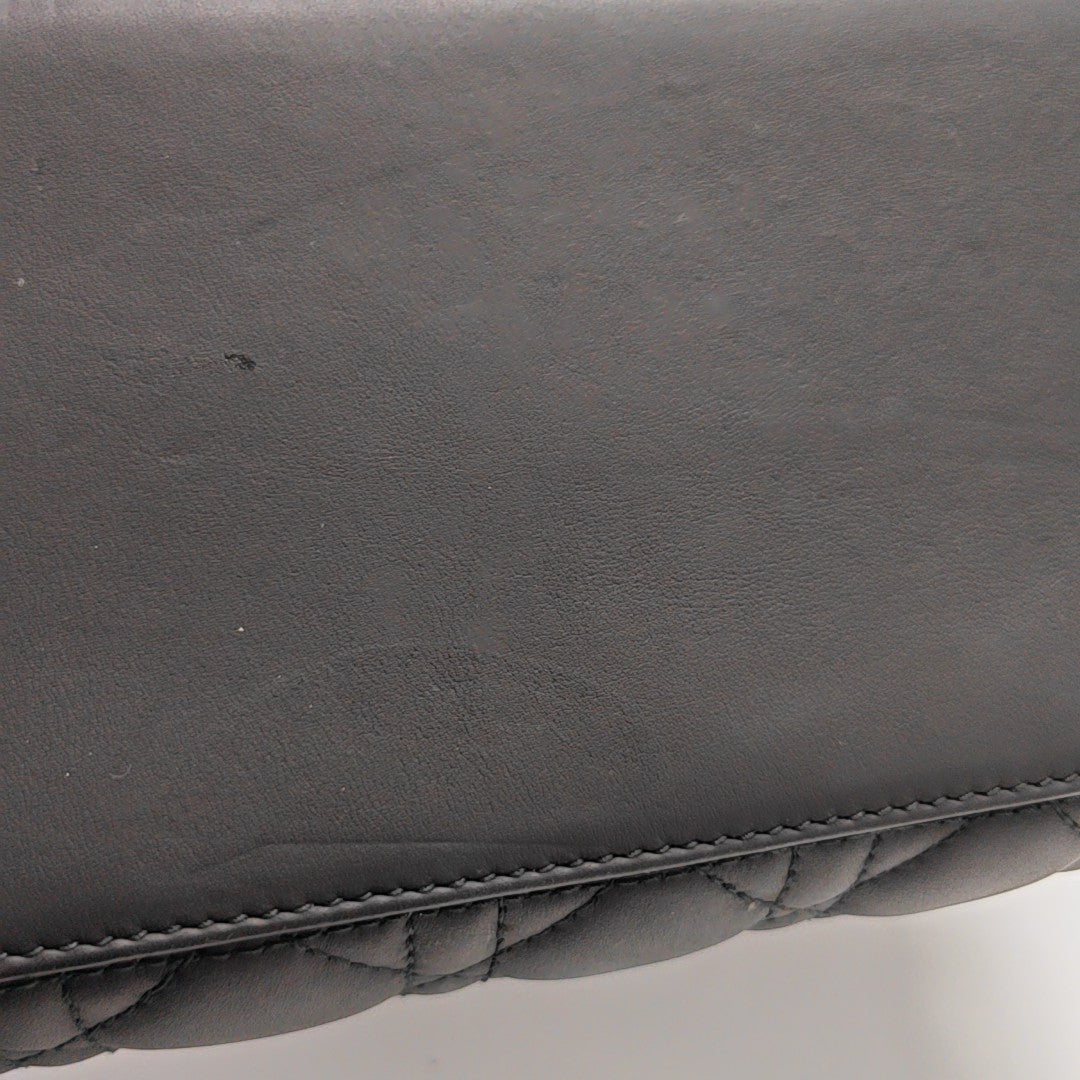 Lady Dior Medium Cannage Calfskin Black