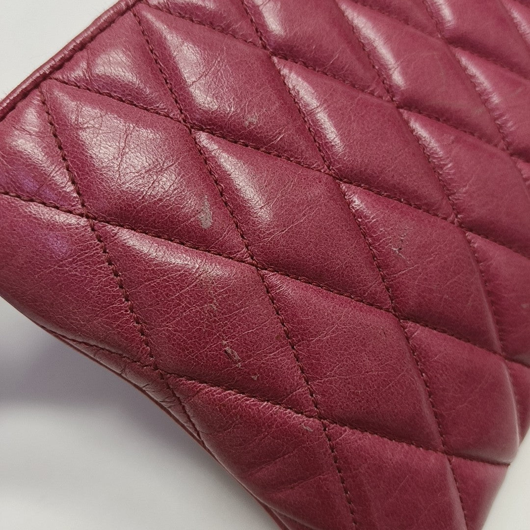 Quilted Lambskin Shoulder Bag Pink