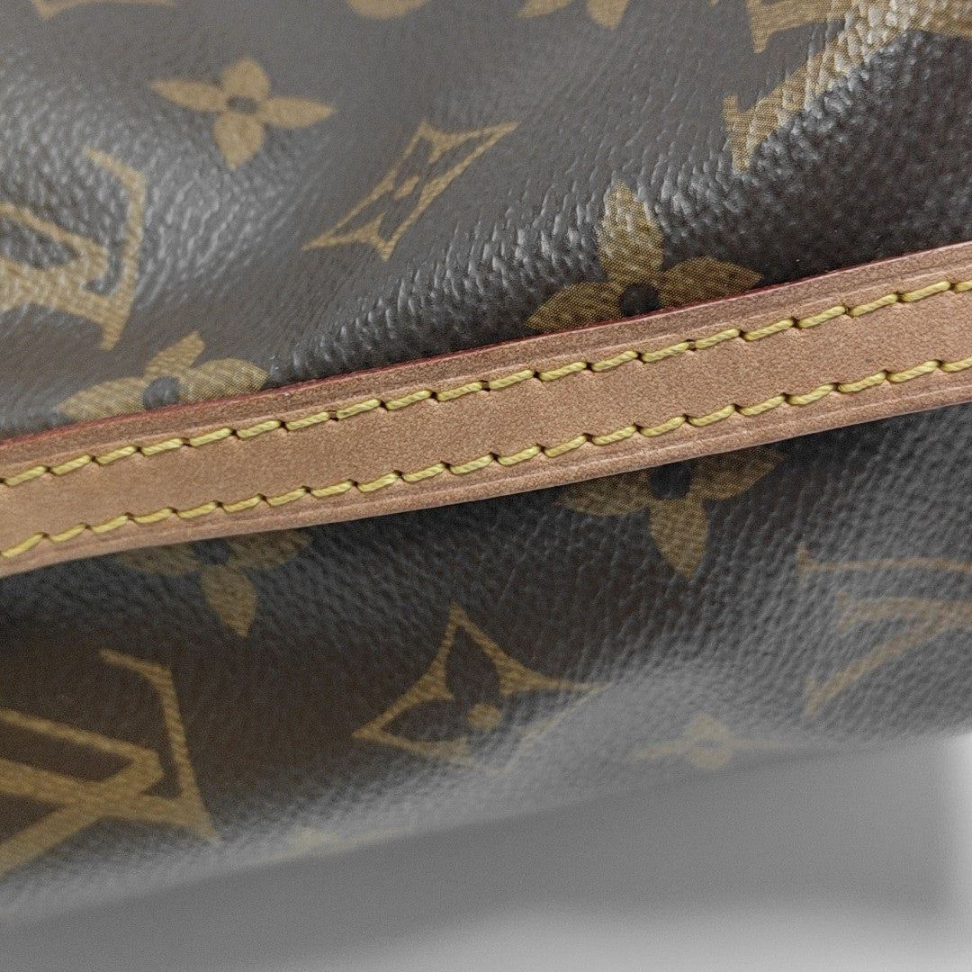 NÉONOÉ Nano Monogram Coated Canvas Brown