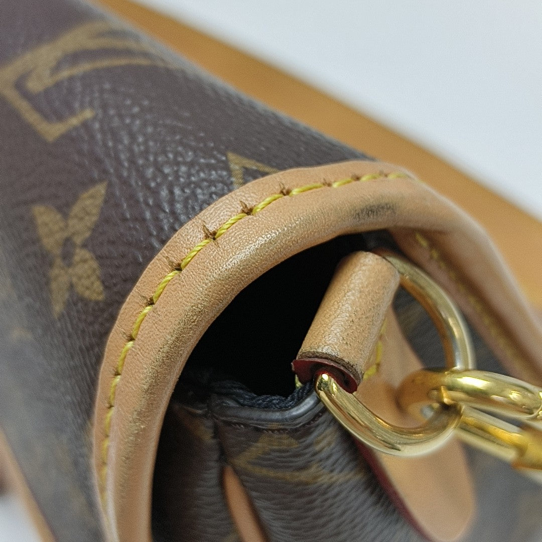 DIANE Monogram Coated Canvas Brown