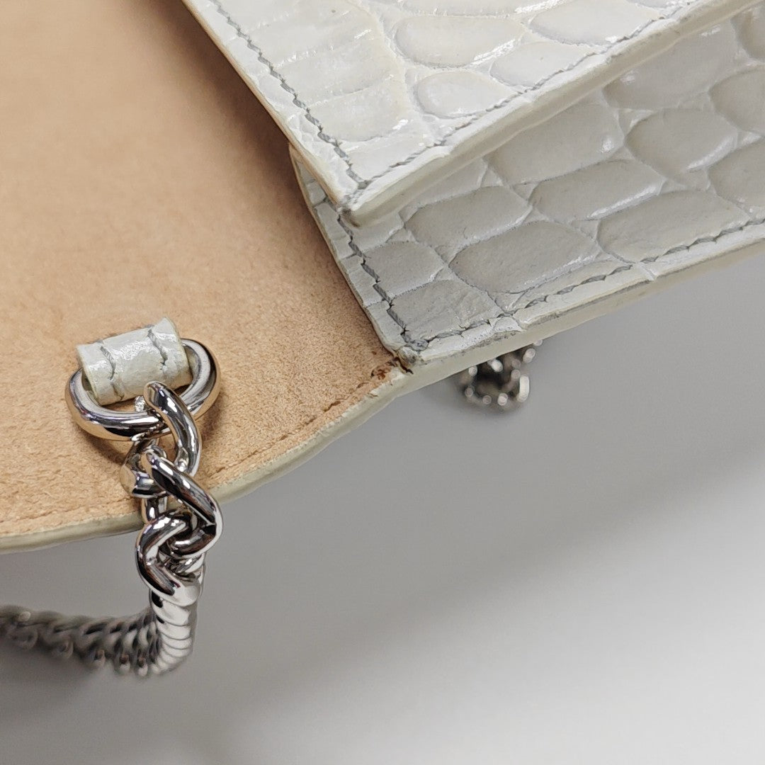 Calfskin Shoulder Bag White