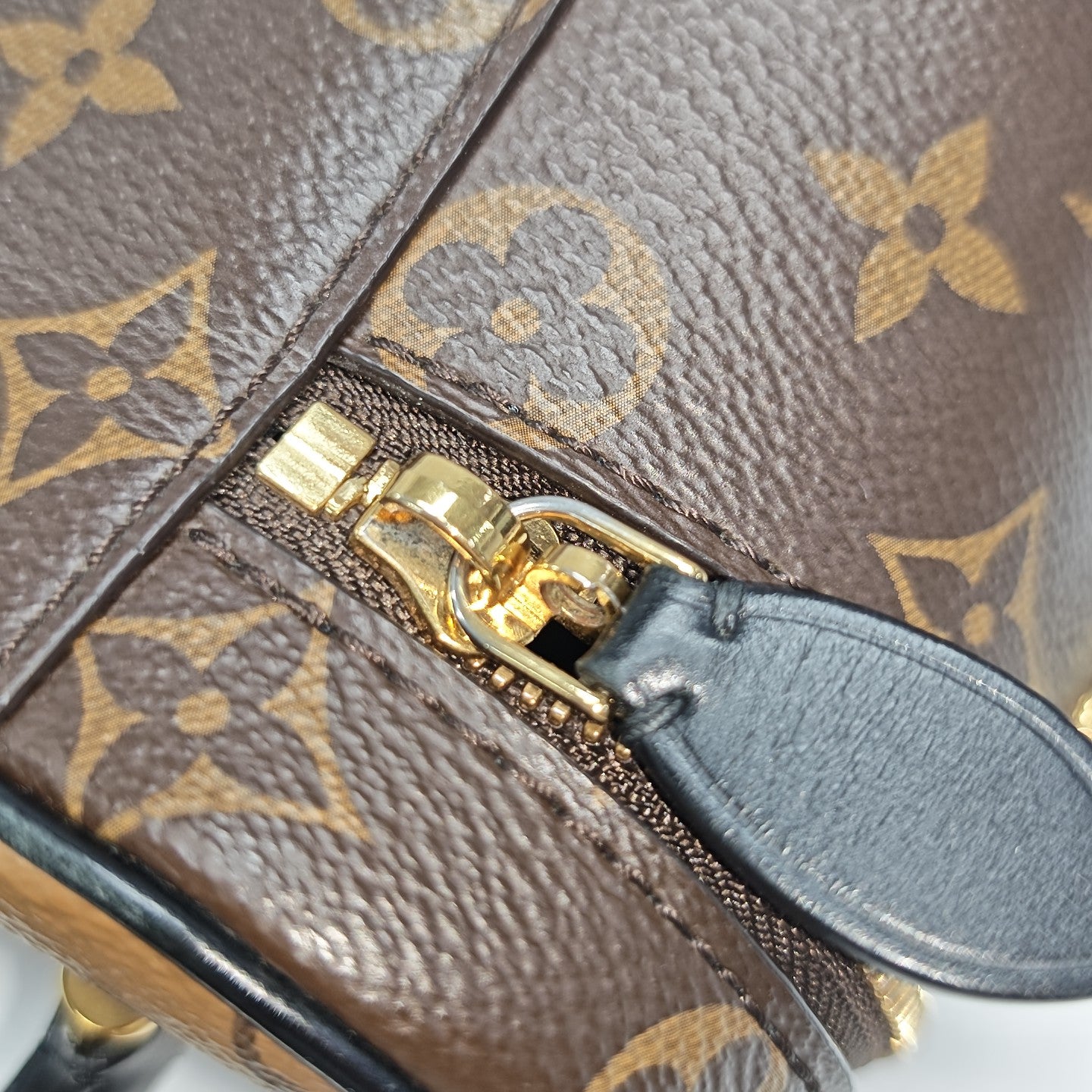 NICE Mini Monogram Coated Canvas Brown