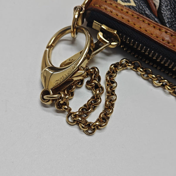 LV × TM VINTAGE MILLA Monogram Coated Canvas Black