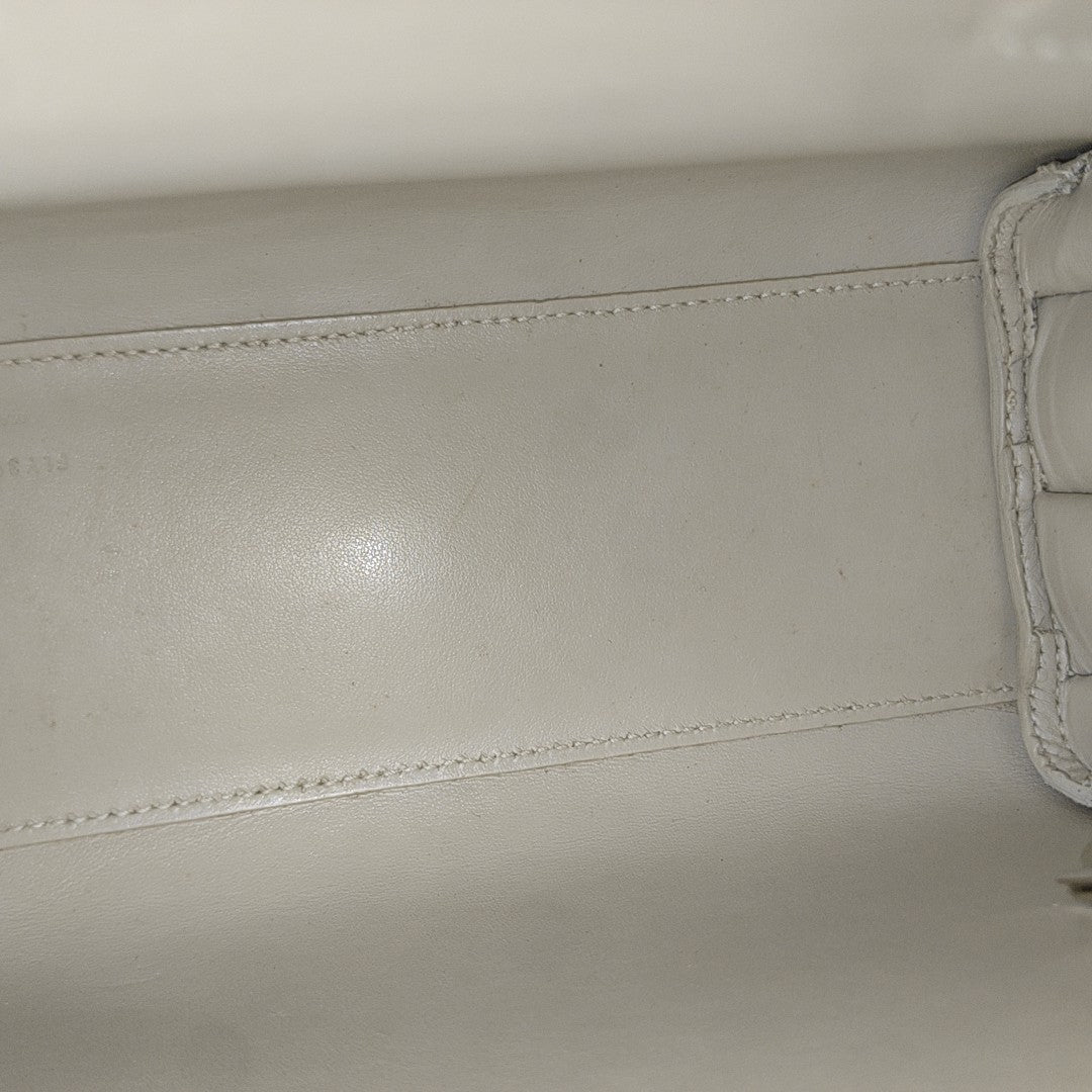 SAC DE JOUR Nano Calfskin White