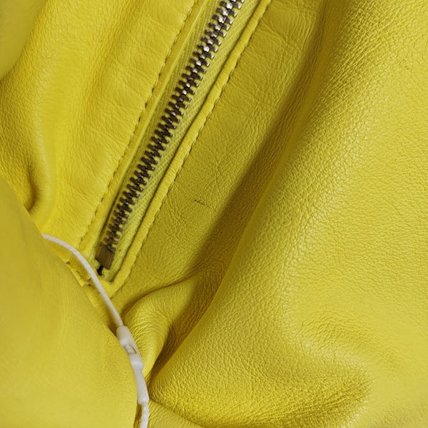 Double Knot Mini Calfskin Yellow