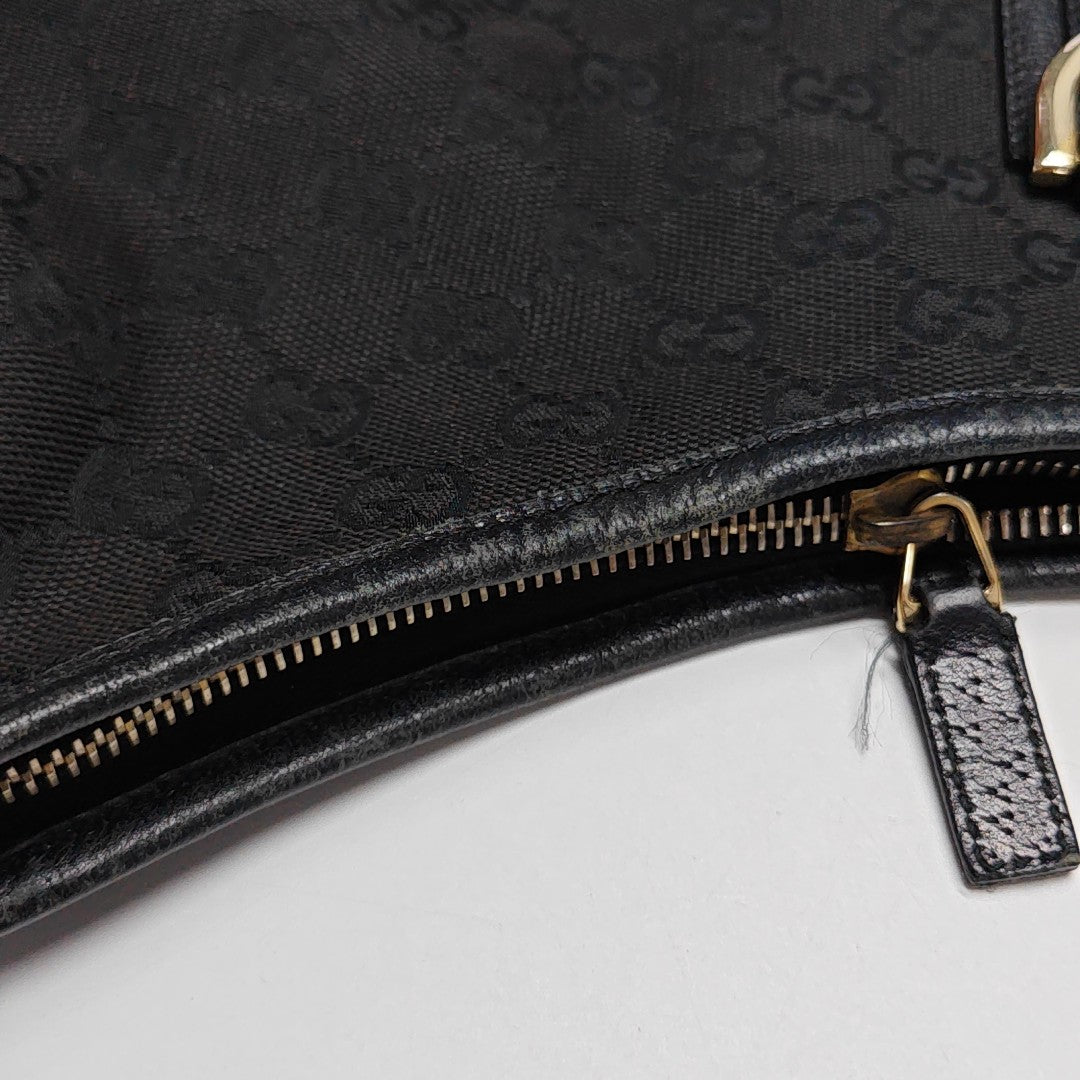 Abbey Monogram Canvas Black