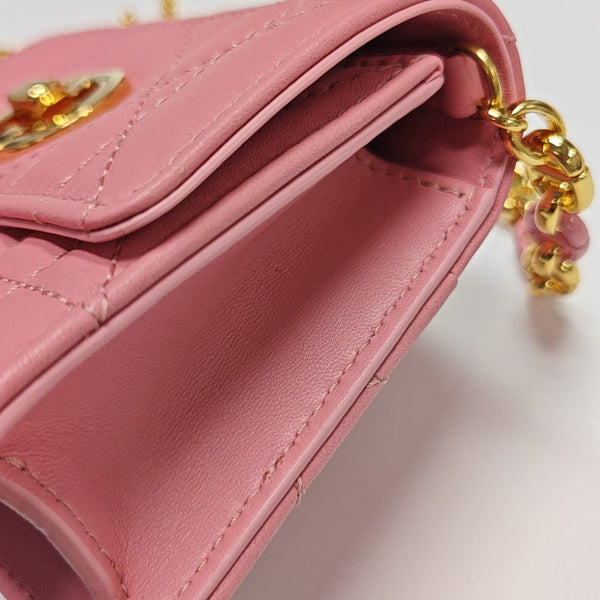 Miss Caro Cannage Lambskin Red