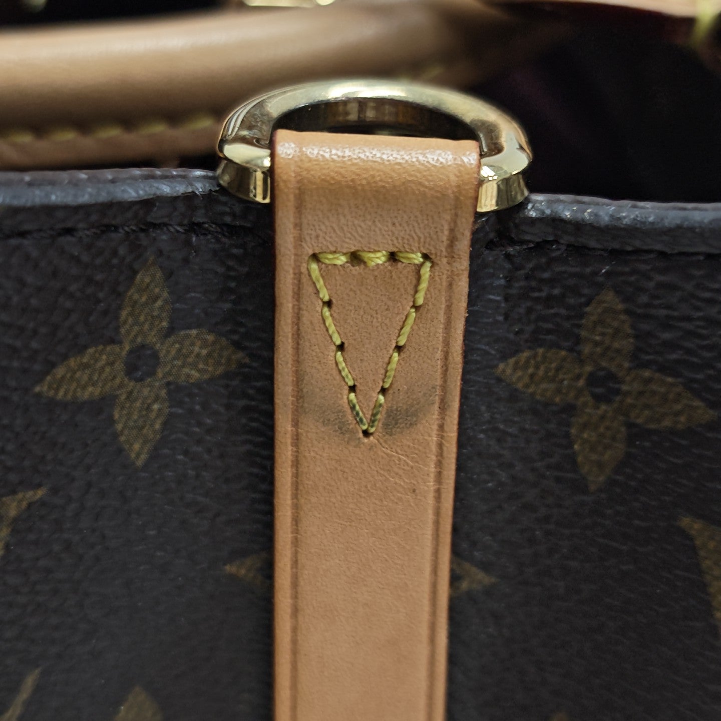 MONTAIGNE Monogram Coated Canvas Brown