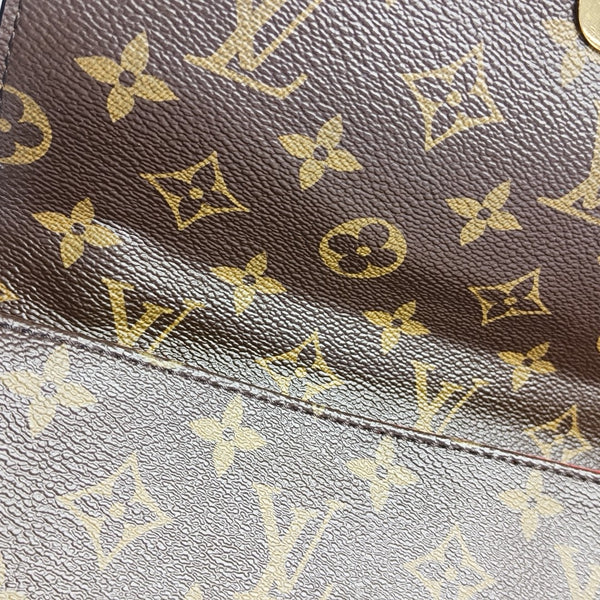 SAINT PLACIDE Monogram Coated Canvas Brown