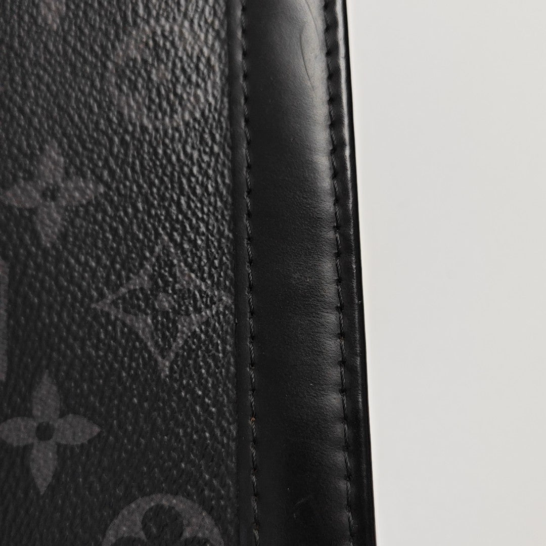 Pochette Voyag MM Monogram Coated Canvas Black