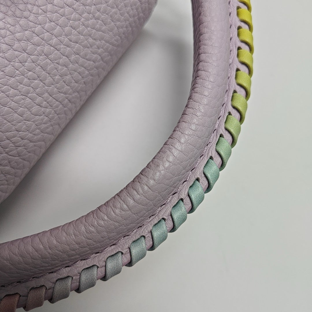 CAPUCINES Mini Calfskin Purple